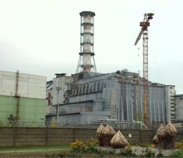 reactor de la central nuclear de Chernóbil (Ucrania), recubierto por un sarcófago de hormigón que ha sellado el reactor que causó el mayor accidente nuclear de la historia.